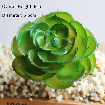 Green Artificial Succulents