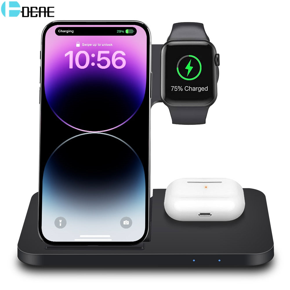 3 in 1 Wireless Charging Station