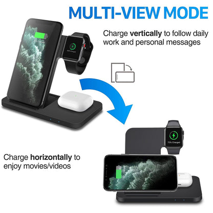 3 in 1 Wireless Charging Station